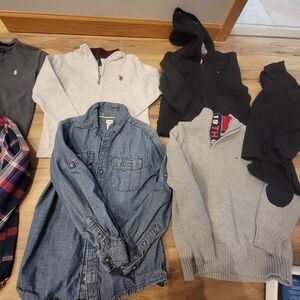 Tommy Hilfiger Kids Blue Denim Button Down Shirt